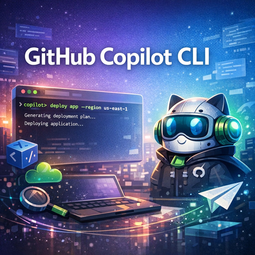 Generate a GitHub Copilot CLI Featured Image